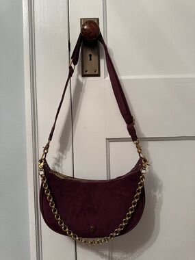 House of Harlow 1960s Valerie Magenta Shoulder Crossbody Bag